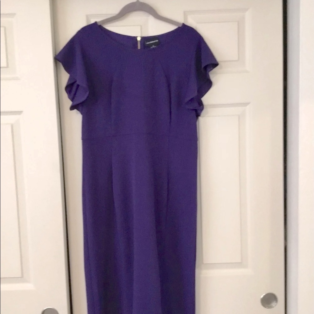 NWOT Liz Claiborne Purple Dress size 12